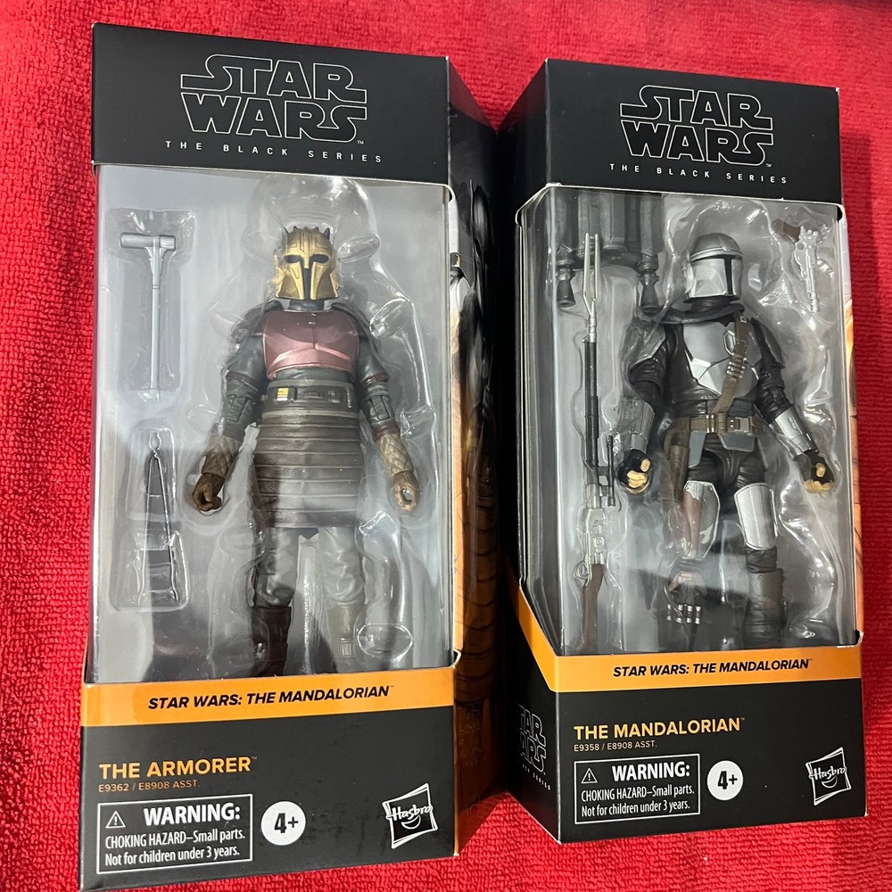 🔥 Star Wars Black Series Figure The Armorer & Mandalorian Figures W/Case